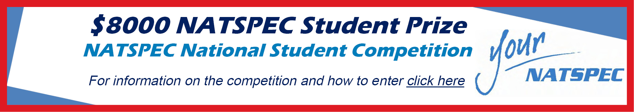 NATSPEC student competition website banner